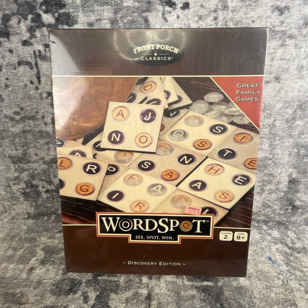 Wordspot Game Front Porch Classics Discovery Edition New Sealed Family Gift